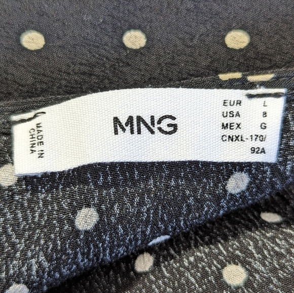 Mango polka-dot wrap blouse - Picture 12 of 13